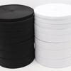 Ponto de fábrica 1cm ~ 7cm preto e branco malha de borracha elástico largo crochê borda de gancho elástico de cintura doméstica
