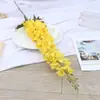 Flores Artificiales Amarillas para Bodas, Decoraciones de Salón de Bodas, Escaparates de Centros Comerciales, Paisajismo con Flores Falsas para Exteriores, Flores Decorativas, Rosas