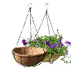 Cesto de fibra de coco para pendurar vaso de flores vaso para planta-aranha pendurada vaso criativo para pendurar gancho especial vaso para pendurar jiboia suculenta vaso para pendurar na parede