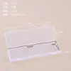 Caja de embalaje rectangular de plástico transparente, caja de exhibición de herramientas de ferretería, caja de embalaje para artículos pequeños, caja de almacenamiento de cuentas y botones