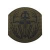 Suministro Transfronterizo para Clientes Marítimos Rana Calavera Luminosa Velcro Ventilador Militar Exterior Velcro Brazalete Rana Calavera Pegatina Reflectante para Bolsa