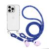 Cordão de Celular Estilo Europeu e Americano, Pode Ser Usado Transversalmente, Sensação de Alto Nível, Bolsa com Cordão de Pescoço, Corda de Poliéster, Cordão da Moda DIY