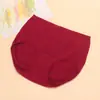 Roupa íntima feminina de algodão puro 95% de cor sólida, cintura alta, modeladora, com suporte abdominal, alta elasticidade, antibacteriana, forro 100% algodão, controle de barriga, calcinha de três pernas feminina