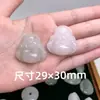 Colgante de Jade Verde Tianshan de Xinjiang con Diseños Florales, Piedra de Jade Verde Tianshan, Colgante Ruyi de Doble Cara, Hebilla de Paz, Suministro para Transmisión en Vivo