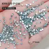 Broca de Unha K9 Huazi Corte Plano Fundo Coração Azul Lago Brilhante Folha de Bordo Emenda DIY Borboleta Acessórios de Arte para Unhas