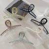 Zhao Rusi Mesmo Estilo Grab Clip Verão Feminino Volta Cabeça Grande Shark Clip Acrílico de alta qualidade Clipe Headwear Hairwear Clip