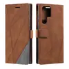 Funda de Teléfono Adecuada para Samsung S26 Modelo de Empalme con Sensación de Piel S25/X Cover7Pro/J8 2018 con Ranura para Tarjeta