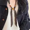 Collar de Cadena para Clavícula de Madera y Cerámica con Tela Estilo Étnico Retro de Nicho Elegante Versátil Moda Joyería de Alta Gama para Mujeres