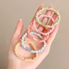 Elásticos de Cabelo em Caixa 2025 Novo Estilo Elásticos para Mulheres, Alta Elasticidade Cordas de Cabelo Duráveis, Acessórios de Cabelo para Rabo de Cavalo Alto, Faixas de Cabelo