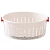 Bandeja lavabolsas de doble capa con colador, diseño nuevo para uso doméstico, adecuada para mesas de centro de sala, platos de frutas y uso en la cocina, con un filtro engrosado para un drenaje de agua eficiente