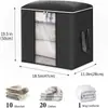 Saco de Armazenamento de Colcha de Algodão Transfronteiriço Amazon Espessado para Colchas Roupas Extra Grande Saco para Mudança Armazenamento e Organização Saco Doméstico para Embalagem