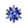 Novo broche de cristal elegante de moda europeia e americana, liga de strass, corpete em estoque, acessórios para roupas, alfinete
