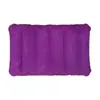 Artefacto para siesta de oficina Portátil Ecológico Engrosado Simple Color Puro Terciopelo Multifuncional Viaje Respaldo Almohada Inflable