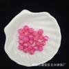 Cuentas Sueltas Redondas de ABS Perlado Doble Cara Color Rosa de 6-10mm para Joyería DIY Accesorios Cuentas para Pulsera Pegamento Crema