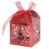 Nueva caja de dulces de amor hueco de espejo transfronterizo, caja de dulces colorida, cartón para fiesta de boda, feriado, en stock