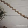 Em Estoque Renda com Borda Curva Ondulada em Forma de S de Cor Sólida 5mm para Acessórios de Casamento, Cortinas, Chapéus, Roupas Infantis e Acessórios de Vestuário