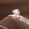 Anillo de Apertura de Anillo de Aleación de Máscara de Nicho Versátil Anillo de Máscara Personalizado Mate Escarchado Joyería de Anillo de Gama Alta