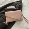 Bolso de Diseño Nicho de Alta Calidad para Mujer 2025 Combinable Estilo Occidental Bolso Clutch Oblicuo de Hierro Bolso Sobre de Moda Bolso Cuadrado Pequeño