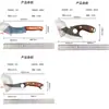 Cuchillo de Carnicero Forjado a Martillo Hecho a Medida de Fábrica, Cuchillo Afilado para Cortar Verduras, Filetear Carne y Desviscerar Pescados, Cerdos y Ovejas