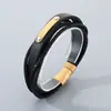 Moda Europea y Americana Transfronteriza Acero Inoxidable Nicho para Hombre Pulsera de Cuero Trenzado Envuelto en Cuerda de Cuero de Múltiples Capas de Dos Capas