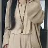 Collar de Xizang Más Vendido Versátil para Hombres y Mujeres Estilo Étnico Vintage Cadena de Lana Accesorios para Ropa Larga de Algodón y Lino Viaje de Madera