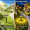 Lâmpada LED Solar para Jardim de Villa, à Prova de Chuva, com Haste de Inserção no Gramado, Lâmpada de Grama, Lâmpada Decorativa Externa