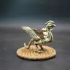 Bestia de cobre antiguo Cuatro Grandes Bestias Zhuque Xuanwu Qinglong Tigre Blanco Casa de Pueblo Bronce Decoración de Escritorio de Oficina Estudio
