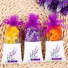 Bolsa vacía de lavanda al por mayor de fábrica, bolsa de malla transparente con lazo para aromaterapia, bolsa de embalaje para desodorante de armario, dormitorio y coche.