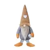 Cross-border New Coffee Faceless Doll Rudolph Sitting Doll Estilo Europeu e Americano Decoração de Janela