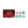 OceAura Bola de Sal de Banho de Natal Fragrância de Chuveiro de Bolhas Flores Hidratantes Fragrância Duradoura Plantas Limpeza Suave