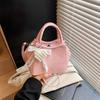 Nuevo Bolso Balde Moda para Ir al Trabajo Bolso de Hombro Casual Simple 2025 Verano Bolso de Mano Bolso Bandolera para Mujer