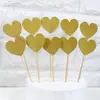 Qing Cang Redes Sociales Tarjeta de Enchufe para Pastel de Cumpleaños Enchufe PU Reflectante Mate Amor Estrella de Cinco Puntas Enchufe para Mesa de Postres