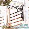 Gancho Sem Furo para Pendurar Lanternas na Porta, Suporte de Flores de Ferro Forjado Montado na Parede, Suporte de Gancho para Cesta de Plantas Suspensas