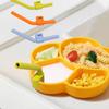 Plato de Cena de Silicona de Grado Alimenticio Personalizado para Bebé con Hebilla Pajita de Silicona para Beber Sopa y Gachas Suplemento Alimenticio para Bebés Pajita para Alimentos Líquidos