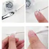 Ferramentas para Unhas Atacado Palitos de Madeira Laranja Empurrador de Cutícula 12,7cm Palitos de Madeira Laranja Ponta Dupla Palitos Aplicadores de Strass