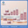 Garrafa Spray Transparente Branca de Camada Dupla Personalizada de Fábrica, Garrafa Dentro de Garrafa, Plástico de Alta Qualidade para Spray de Cuidados com a Pele, Garrafa para Loção, Garrafa com Spray para Creme