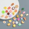 Pan de fideos chocolate simulación comida juego crema pegamento diy parche carcasa teléfono móvil material de joyería hecho a mano accesorios de resina