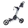 Carro para Bolsa de Golf, Carrito para Bolsa de Golf, Carrito de Aleación de Aluminio de Empuje Manual, Carrito de Golf Juvenil, Carrito de Golf Plegable, Otros
