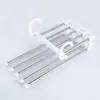 Perchero Plegable para Pantalones para Uso Doméstico, Colgador Multifuncional de Múltiples Capas para Pantalones, Solución de Almacenamiento Antideslizante para Pantalones