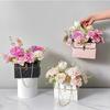 Estilo Dinastía Han Tang Bolso de Mano Pequeño de Moda Mini Caja de Flores Bolsa con Arreglo Floral Plegable Empaque de Flores Caja de Regalo Caja de Regalo Creativa