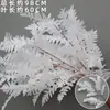 Flor artificial blanca Mori flor de seda blanca lechosa flor de techo suave para salón de bodas peonía rosa nieve