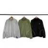 Bpm Exportación Transfronteriza Venta al por Mayor Chaqueta Bordada con Logo Chaqueta Moderna Holgada Casual Sudadera para Hombres y Mujeres