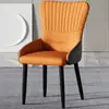 Fabricante de Cadeiras de Café Estilo Italiano Atacado Cadeiras Duráveis para Hotel com Encosto Cadeiras de Jantar de Luxo Leve Uso Doméstico Cadeiras de Penteadeira com Assento Estofado Macio