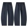 Muxi Roupas Calças Retas Desconstruídas Estilo Americano Calças Casuais Masculinas Retro Largas Esportivas Versáteis Calças de Trabalho