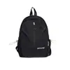 Mochila de color liso estilo Ins, estilo universitario, para estudiantes de secundaria mujeres, simple y ligera, mochila casual de alta apariencia