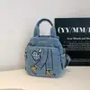 Versátil Bolso de Mezclilla Bordado de Alta Gama Tres Vías 2026 Nuevo Bolso de Hombro de Nicho Bolso Cruzado Texturizado