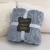 Manta Jacquard de Tafetán de Color Sólido para Comercio Exterior, Manta de Franela, Manta de Regalo, Manta para Aire Acondicionado, Manta Multifuncional para Siesta