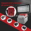 Lanterna de trabalho LED de 36 contas com saída USB para bateria de lítio Mivochi 18V