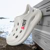 Zapatos de Agujero de Coco para Hombre Verano de Caña Alta Antideslizantes Resistentes al Desgaste Baotou Chanclas EVA Huecos para Exteriores Sandalias de Conducir para Hombre