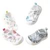 Sandálias Transfronteiriças para Bebês e Crianças Pequenas, Meninos e Meninas, Sapatos de Verão para Crianças Pequenas, Sapatos Infantis, Sandálias de Malha com Velcro Antiderrapantes de Solado Macio
